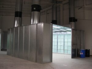 Cross Flow Paint Booth