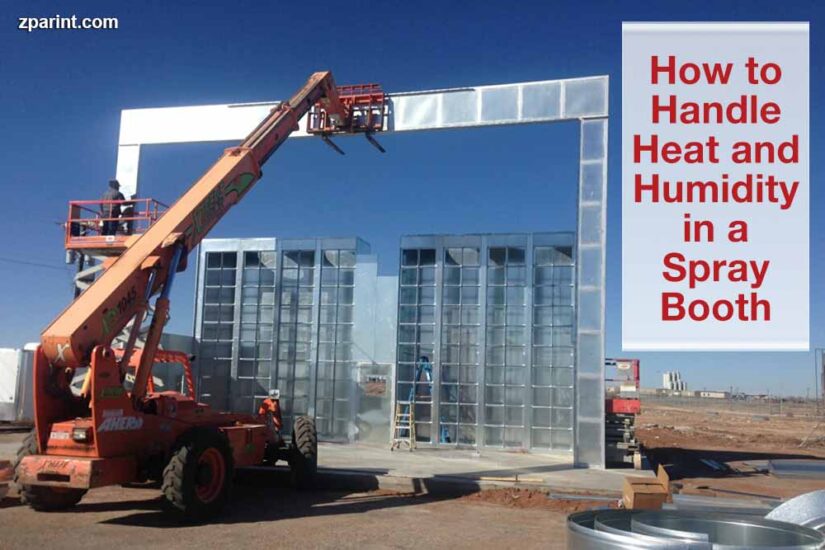 How to Handle Heat and Humidity in a Spray Booth