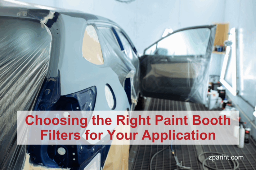 Choosing the Right Paint Booth Filters for Your Application